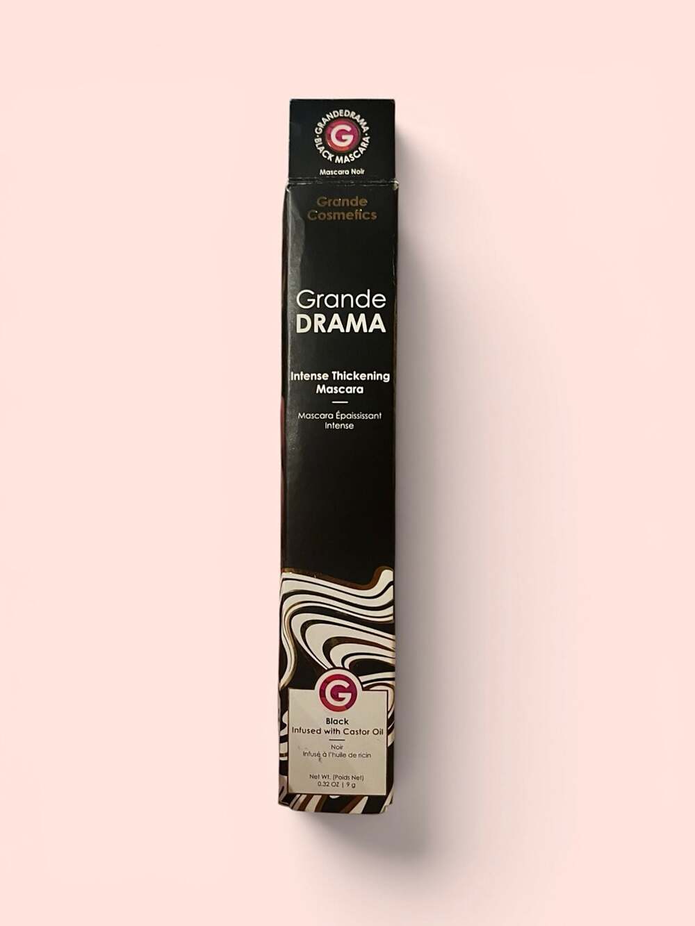 Grande Cosmetics GrandeDRAMA Intense Thickening Mascara with Castor Oil